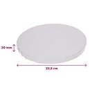 FunCakes Cake Drum Round Ø32,5cm White 20mm