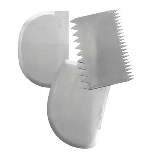 Teigschaber ca. 11?12,5 cm Weiß