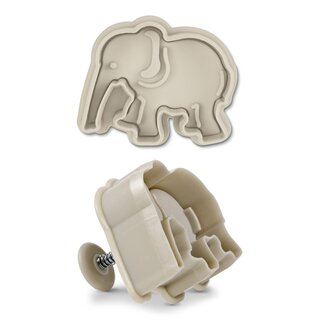 Elefant ca. 5,5 cm Grau