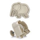 Stadter  Cookie cutter with stamp and ejector Elephant...