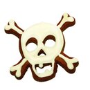 Stadter  Cookie cutter with stamp Skull 9 cm