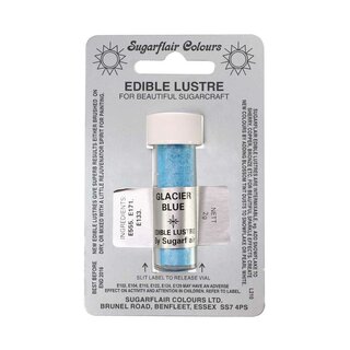 Sugarflair essbare Glanz  Puderfarbe - Farbe: Blau...
