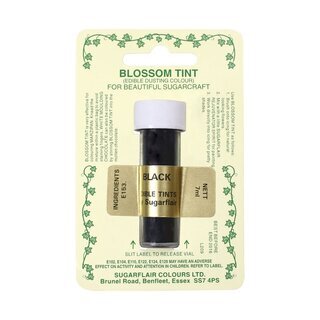 Sugarflair Blossom Tint Dusting Colours - Black