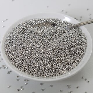 FunCakes Sugarpearls 2 mm -Metallic Silver- 80g