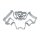Stadter  Cookie cutter with stamp Bat 7 cm