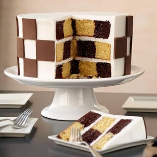 Wilton Checkerboard Round Cake Set/4