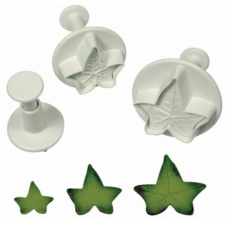 PME Ivy Leaf Plunger Cutter set/3