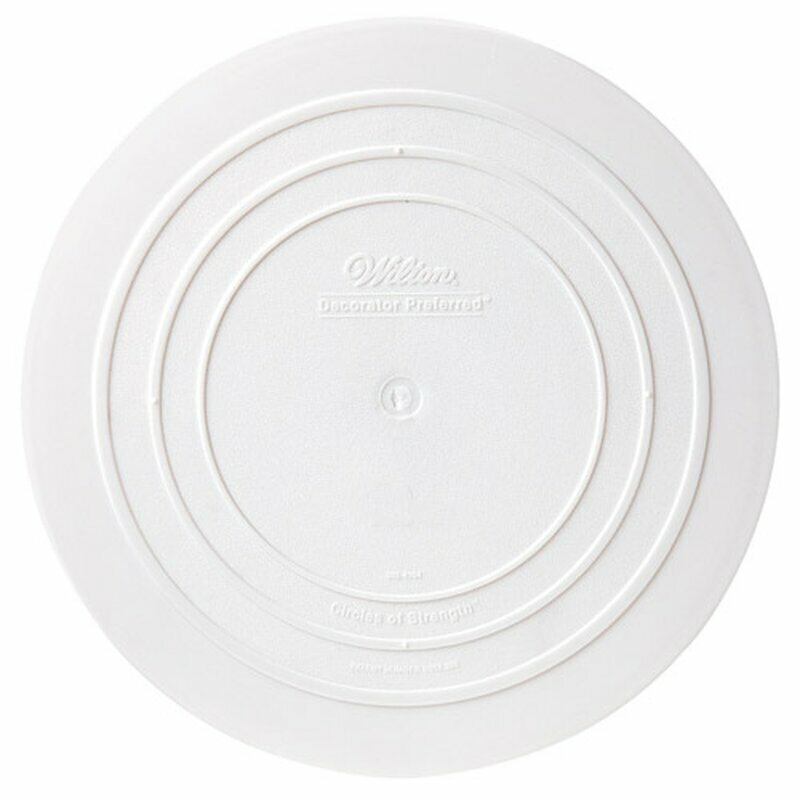 25 cm Cake Board - Round solid white cake board