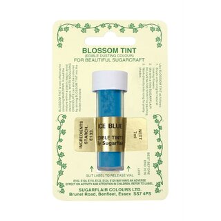 Sugarflair Blossom Tint - essbare Puderfarbe - Farbe: ICE BLUE- 2g