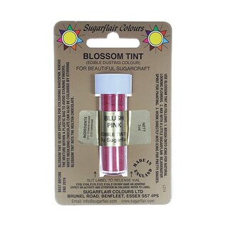 Sugarflair Blossom Tint - essbare Puderfarbe - Farbe: Blush Pink - 2g