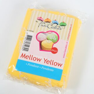 FunCakes Fondant -Mellow Yellow- -250g-