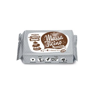 Massa Ticino Tropic Rollfondant 250g - Braun mit Schokoladengeschmack