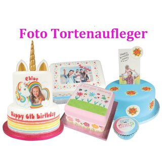 Foto Tortenaufleger Tortenbild mit Ihrem Foto-DIN -A4-Format