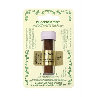 Sugarflair Blossom Tint Dusting Colours - Brown