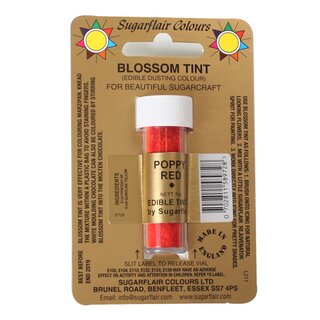 Sugarflair Dusting Colour POPPY RED, 7ml